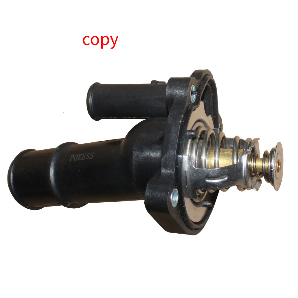 Engine cooling system thermostat, housing with thermostat, for Ford Focus MK2 1.8L/2.0L 4M5G-8575-FC